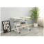 1500 Piece Jigsaw Puzzle Table with 4 Storage Trays - Adjustable Height & Angle Adult Puzzle Board for Home Gift (White)