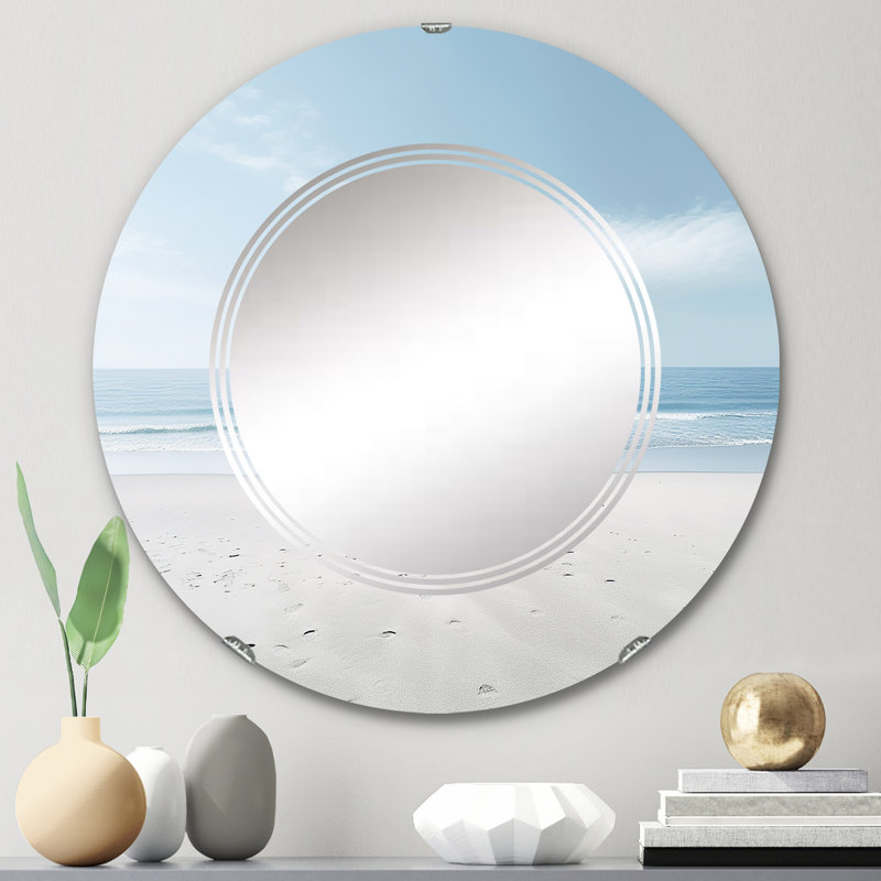 Durdham - Miroir mural rond, 24 po x 24 po