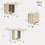 Metal Base Dining Table-119850049