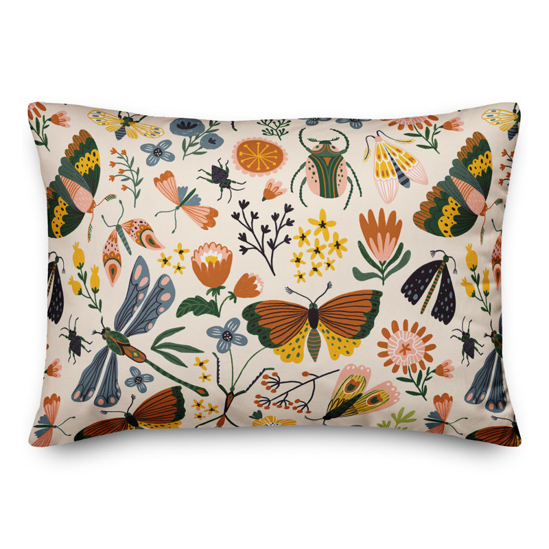  Falls Bug Collection Rectangular Pillow Cover & Insert
