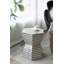 Table de bout hexagonale, table d'appoint d'appoint