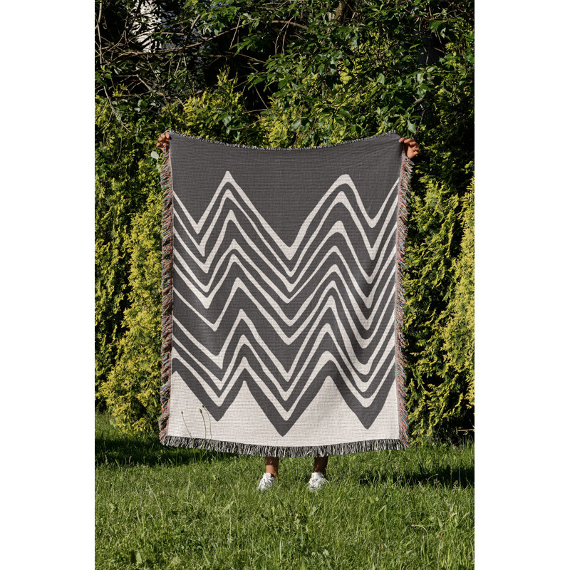 Couverture Addai , Gris, H 60 po x l 80 po (grand)