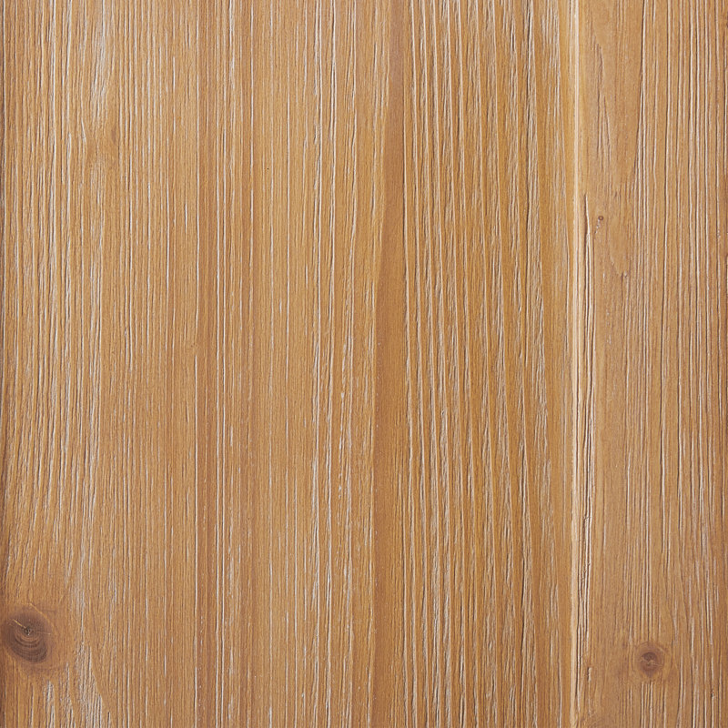 Meuble-lavabo double avec base en bois Gavino, Brun