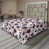 Dark Purple/Pale Taupe Floral