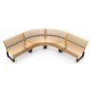 curved bench
