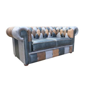 2 Seater Full Grain Leather Sofa