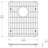 14.375" x 11.825" Sink Grid