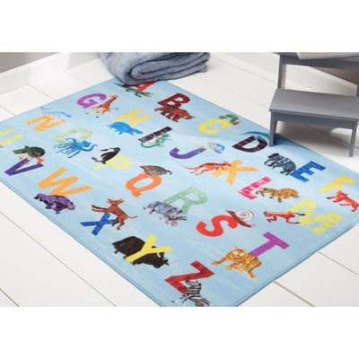 Eric Carle Alphabet Zoo Graphic/Print Area Rug