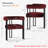 18" Seat Height Upholstered Velvet Kitchen Dining Chair (Set of 6)-1401620080