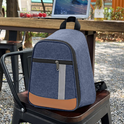 Backpack Portable Travel Shoulder Bag With Lunch Box Bag Thickened Aluminum Foil Cycling Lunch Box Insulation Bag Fashionable And Convenient And Large Capacity Ice