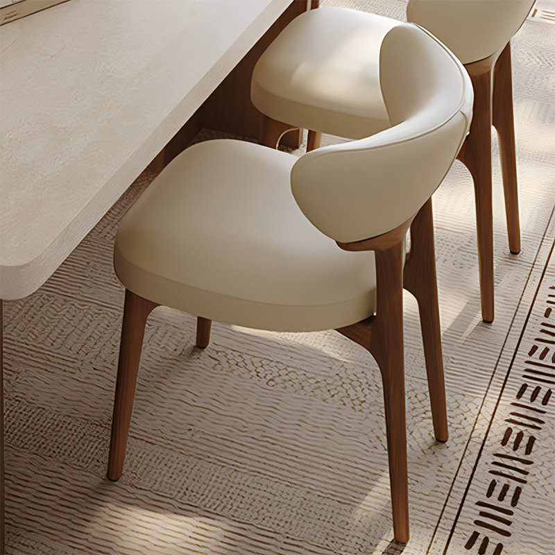 Ensembles de table à manger de style moderne, 7 pièces : table, 6 chaises, 29.53" H x 55.12" W x 31.5" D