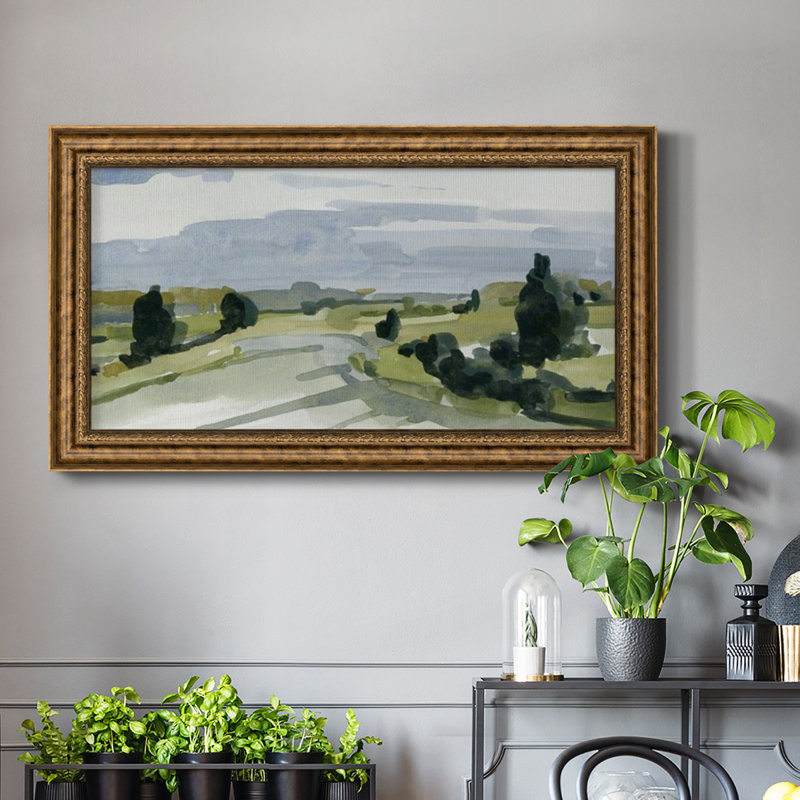 «Dark Quiet Valley III», reproduction d'un seul cadre photo sur toile, H 29 po x l 53 po x P 1 po