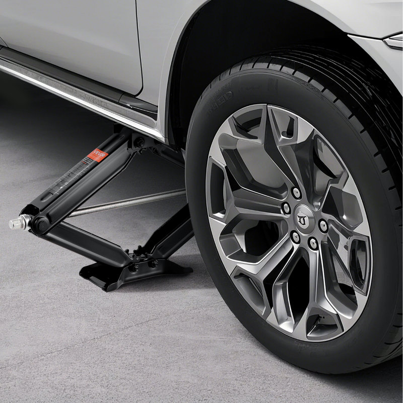 5000 lbs RV Scissor Jacks, 4-23.4 in RV Stabilizer Leveling Scissor Jacks,Heavy Duty Stabilizer Jack with Crank Handle, Socket and Bubble Levels, Not Easily Bent or Deformed