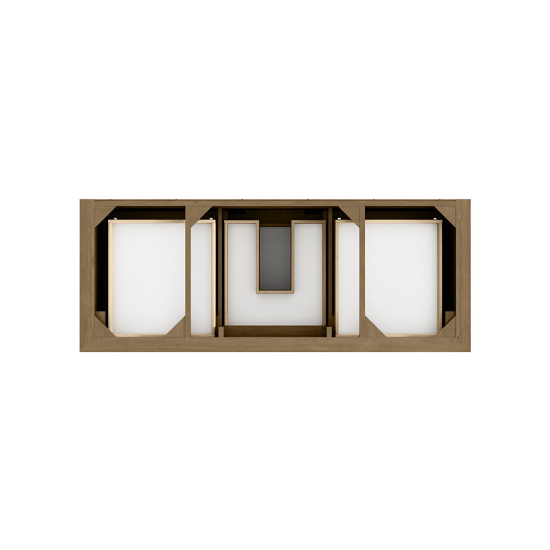 Brookfield Single Vanity, Widespread, Honey Oak, Lime Delight