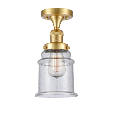 Galaviz Glass Semi Flush Mount