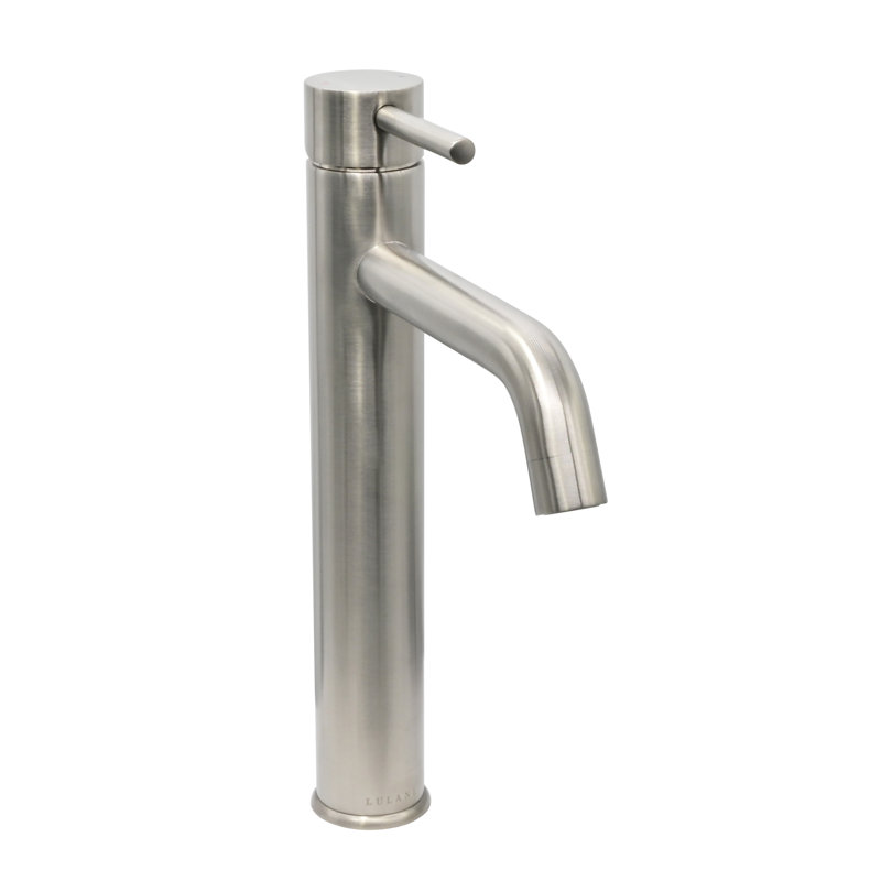 St. Lucia Single-handle Bathroom Faucet with Drain Assembly, Brushed Nickel