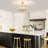 Kourtney 4-Light Farmhouse Modern Clear Glass Semi Flush Ceiling Light-1869264905