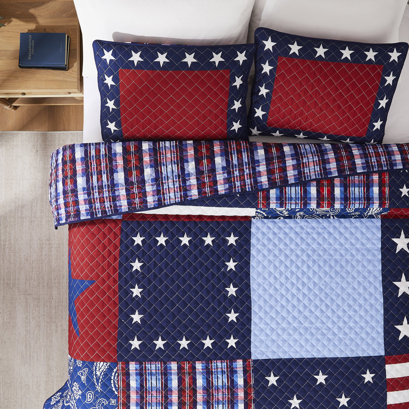 Avanti Americana Twin Quilt Set, Twin Quilt + 1 Pillowcase