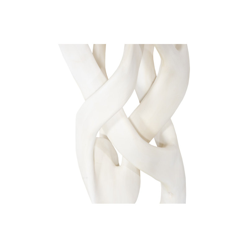 Cast Dancing Wall Sculpture, Passé, Faux Bleached