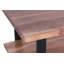 Table basse avec rangement Okehampt Live Edge