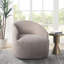 Chaise pivotante rembourrée à 360 degrés