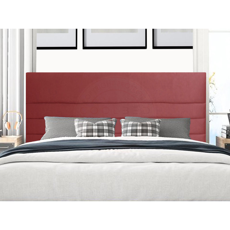 Ghazl Upholstered Headboard, Super King (6'), Mallard