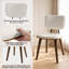 Chaise de salle à manger de style Mid-Century moderne 18,9 po, ensemble de 6, chaise d'appoint rembourrée avec coussin de siège rembourré et dossier incurvé-1979328230-1979328233