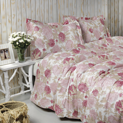 100% Cotton Standard Floral Sheet Set