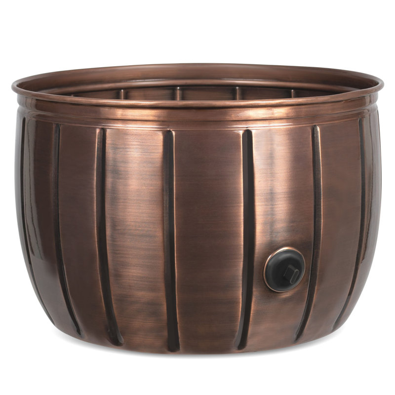 Pot décoratif en acier