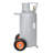 Flame King 40LB Empty Horizontal & Vertical Propane Tank LP Cylinder with Dolly Cart Wheels