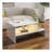 Coffee Table With Unique Architectural Shape,White-1693829174