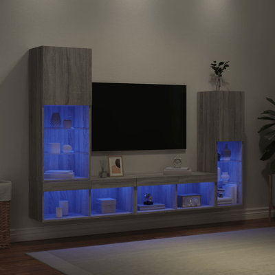 Unfinished Entertainment Centre for TVs up to 28" with Fireplace Included