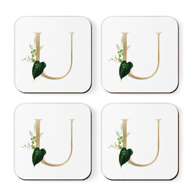Sous-verre à monogramme Exotic