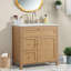 Meuble-lavabo peu encombrant avec lavabo, meuble en bois aggloméré 30 po Modern Home