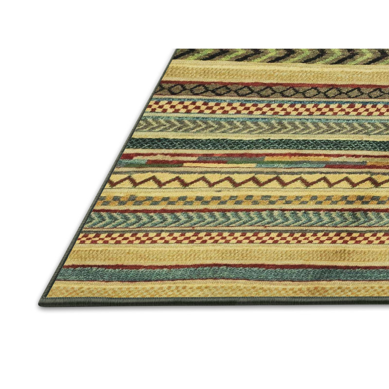 Abstract Indoor Rug, Rectangle 2' x 4'