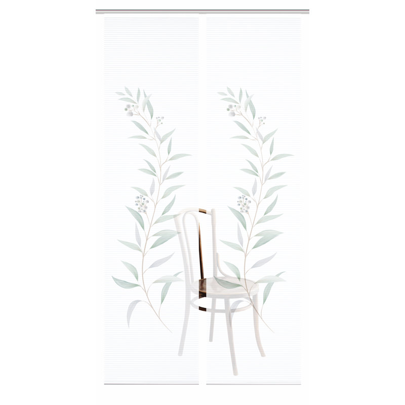 Semi Sheer Sliding Panel Pair