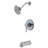 Kingston Brass Concord Single-Handle Pressure Balanced Tub and Shower Faucet-128530322