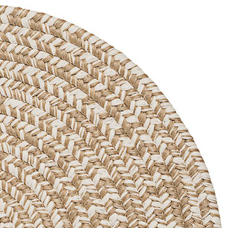Tapis beige tressé à la main Abdulrahman, Tapis de couloir 2 pi x 9 pi