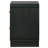 Burton Black 2-drawer Nightstand