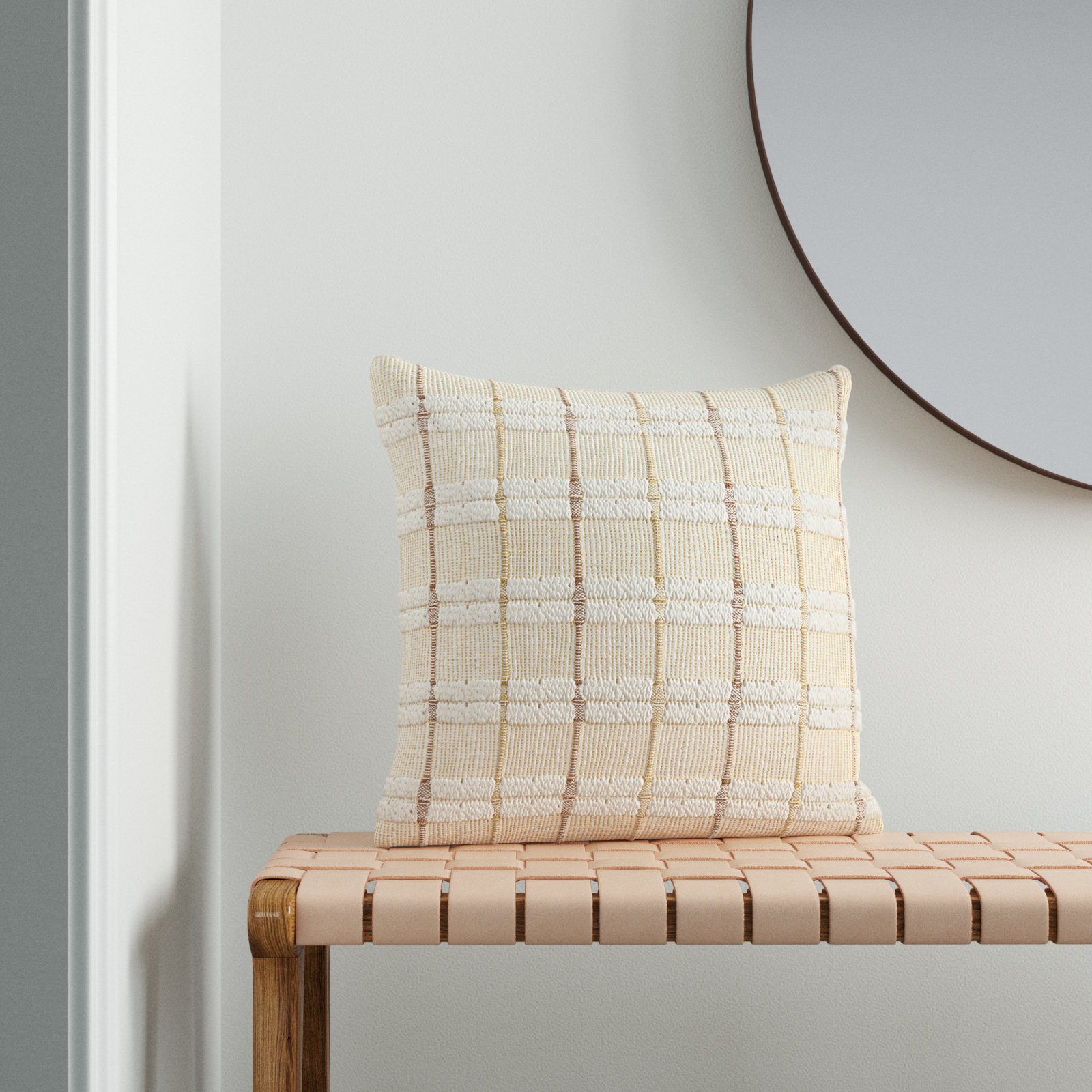 Gayla Cotton Pillow Cover, 18" x 18"