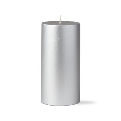Metallic Pillar Candle 3X6
