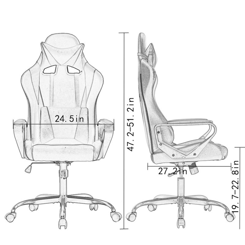 Gaming Chair, Blue