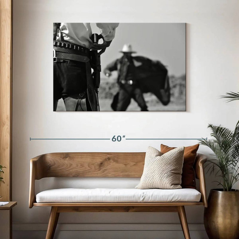 Duel Lelar Cowboy, H 30 po x l 45 po