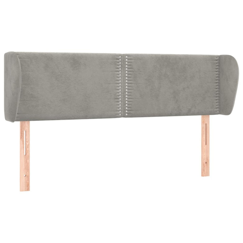 Didi Headboard, Light Grey, Double (4'6)