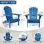 Chaise Adirondack pliante en bois massif avec grain gaufré-1477206566