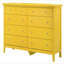 Commode de rangement jaune Cheerful pour espaces modernes-2118691049