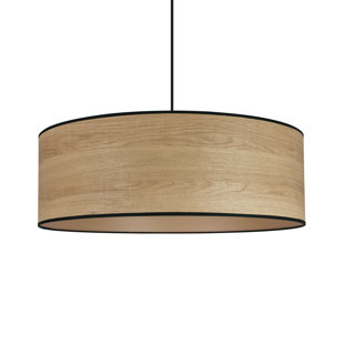 1 - Light Wood Single Pendant