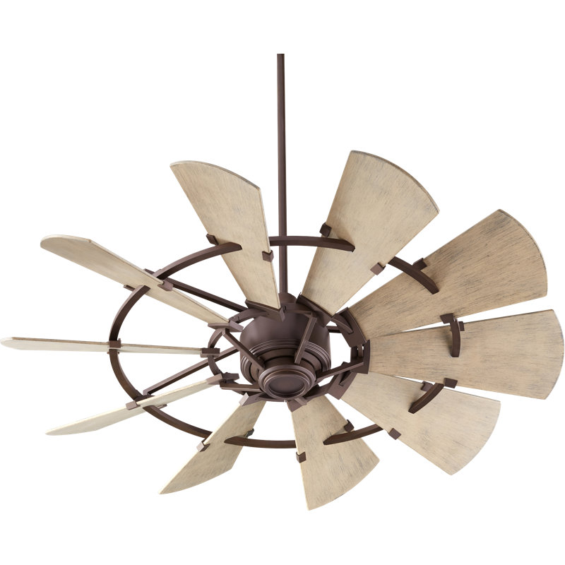 Ventilateur de plafond 52 pales 52 "Mercado, Bronze huilé