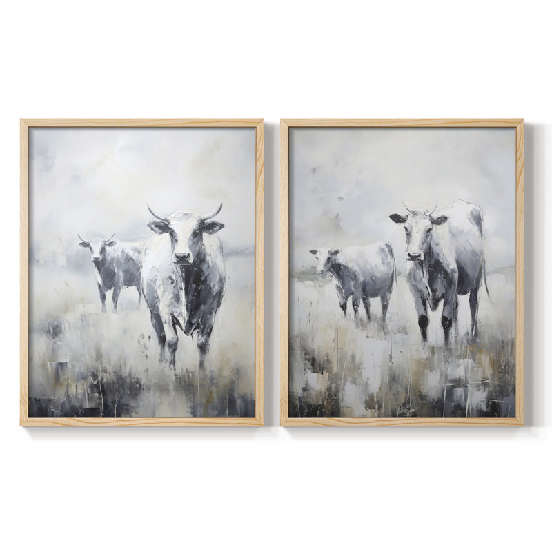 ANIMALS Series CCLX - reproduction encadrée de qualité supérieure - prête à être accrochée - aucun clou requis - aucun clou requis