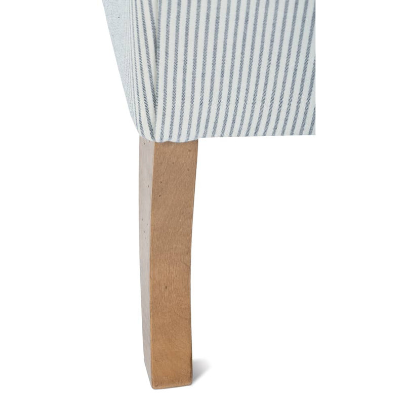 Hannah Arm Chair, Latte, Navy Stripe Twill (SA109-56)